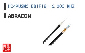 HC49USM5-BB1F18- 6.000 MHZ